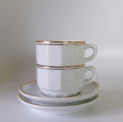 Two apilco white - apilco, cups